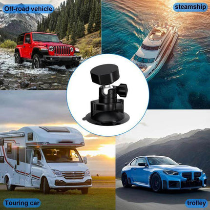 Starlink Mini Roof Suction Cup Mount with Adjustable Design on vehicle roofs, RVs, boats and cars for quick secure installation