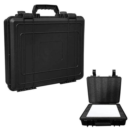 Portable Storage Box for Starlink Mini Handheld Accessories - durable black hard case with customizable foam interior for travel protection