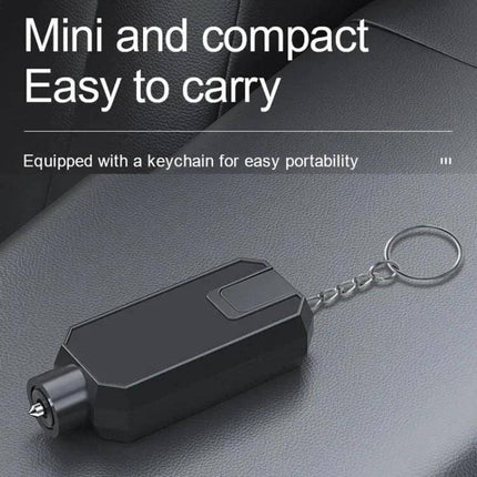 Emergency Car Hammer for Window Breaking and Seat Belt Cutting mini keychain compact tungsten steel emergency tool
