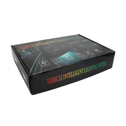 App-Controlled Car Interior Ambient Lighting Kit For Mood Lighting - boxed vehicle intelligent lighting system kit for car interior