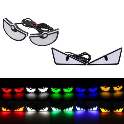 Motorcycle License Plate Lights Two Pack Triangle Blue LED triangle blue housing two-pack illuminating license plate for motorcycles