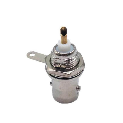 Alt Tag: Gold Plated BNC Female Socket for Oscilloscope Three Pack - gold‑plated contact zinc alloy panel‑mount BNC female socket for oscilloscope replacement