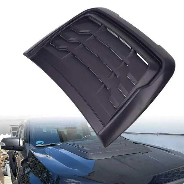 Frosted Black Carbon Pattern Hood Air Intake Cover for Ford Ranger Raptor