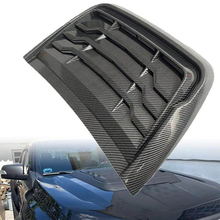 Frosted Black Carbon Pattern Hood Air Intake Cover for Ford Ranger Raptor ABS plastic hood vent accessory 2015-2022