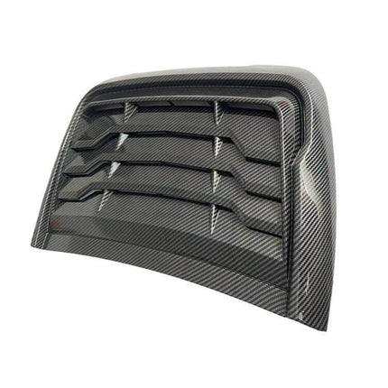Frosted Black Carbon Pattern Hood Air Intake Cover for Ford Ranger Raptor - ABS plastic hood scoop cover, 2015-2022 fit