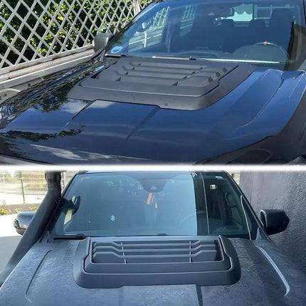 Frosted Black Carbon Pattern Hood Air Intake Cover for Ford Ranger Raptor | Syndmart