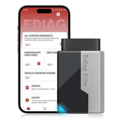 KINGBOLEN Tool for Everyday Vehicle Checks on the Road - Bluetooth OBD2 scanner shown with smartphone app for on-road diagnostics