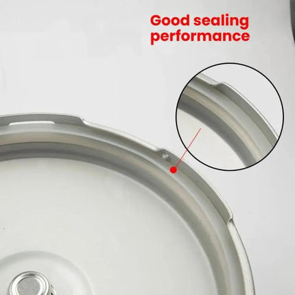 Silicone Sealing Ring for Aluminum Pressure Cookers, 16 to 46 cm