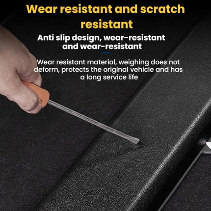 Trunk Track Protection Cover for Toyota Alphard and Vellfire 2008-2024 shown scratch-resistant ABS cover protecting cargo track