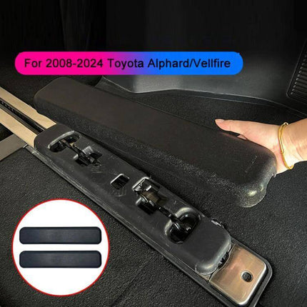 Trunk Track Protection Cover for Toyota Alphard and Vellfire 2008-2024 ABS trunk cargo track guard protecting luggage area from debris and wear