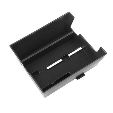 Handrail Storage Box for 2024 Alphard Car Organizer ABS handrail organizer with layered compartments and lower tissue holder, 1:1 mold fit