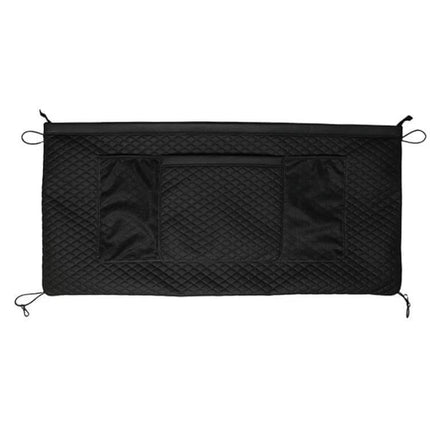 Trunk Storage Bag For Alphard And Vellfire To Organize Cargo 105x52cm - black quilted microfiber leather trunk organizer with pockets and waterproof lining