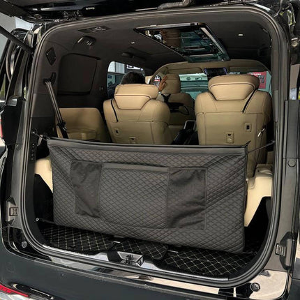 Trunk Storage Bag For Alphard And Vellfire To Organize Cargo 105x52cm — waterproof microfiber leather trunk organizer protecting groceries and gear
