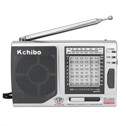 Kchibo 10-Band AM FM SW Portable Radio KK-9803 Mini