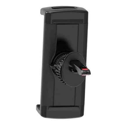 Car Tablet and Phone Holder for 6 to 15 Inch Devices - black ABS car mount with silicone padding, adjustable grip for horizontal or vertical use