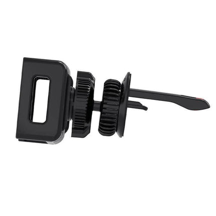 Car Tablet and Phone Holder for 6 to 15 Inch Devices black air vent mount with silicone padding, adjustable swivel for horizontal and vertical use