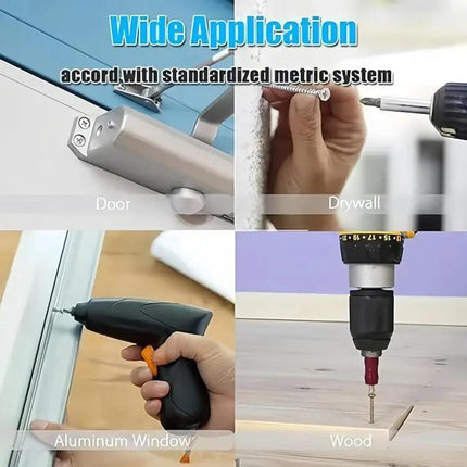 Self-Drilling Screw Kit, Round Head, 800pcs For Everyday Fastening