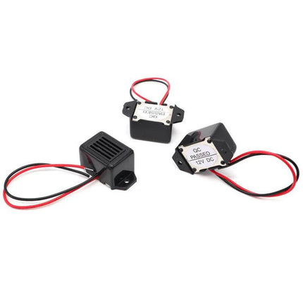 Active Piezoelectric Buzzer for Rat and Insect Repellent compact 12V beeping unit with red black wires for home and garden pest control
