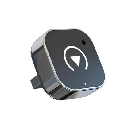 CarPlay Wireless Adapter Mini Square For In Car Use – compact ABS wireless CarPlay adapter sits discreetly on dash, auto-reconnects for hands-free driving