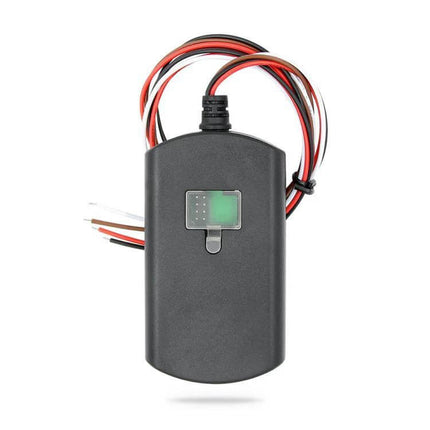 AdblueOBD Engine Diagnostic Tool for DAF and Mercedes-Benz Vehicles - black diagnostic module with red and white wiring for Euro VI emission system maintenance