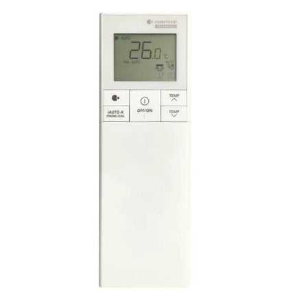 Panasonic Compatible Air Conditioner Remote for Easy Operation - white remote with LCD showing 26°C and intuitive buttons
