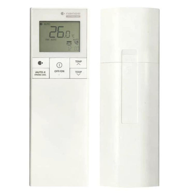 Panasonic Compatible Air Conditioner Remote for Easy Operation - white replacement remote for ACXA75C202909 with LCD display and intuitive buttons