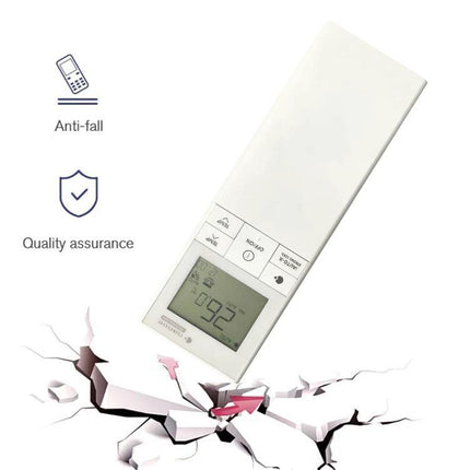 Panasonic Compatible Air Conditioner Remote for Easy Operation white replacement remote with LCD display for home and office use