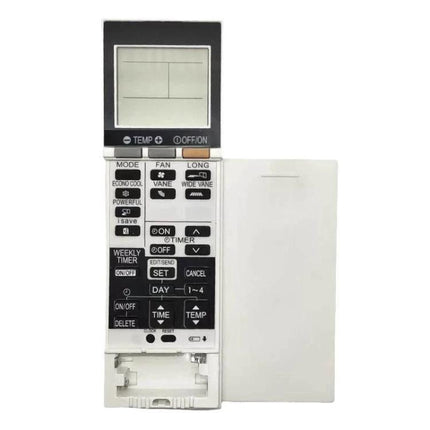 Mitsubishi Compatible Air Conditioner Remote Control for Easy Operation - replacement remote for Mitsubishi SG12D, white handheld unit