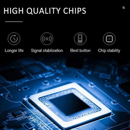 Mitsubishi Compatible Air Conditioner Remote Control for Easy Operation showing high quality chips and circuit board powering remote functions