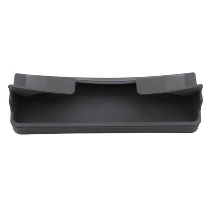 Silicone Armrest Glasses Storage Pocket for Tesla Cars - black silicone holder mounted on center armrest for sunglasses