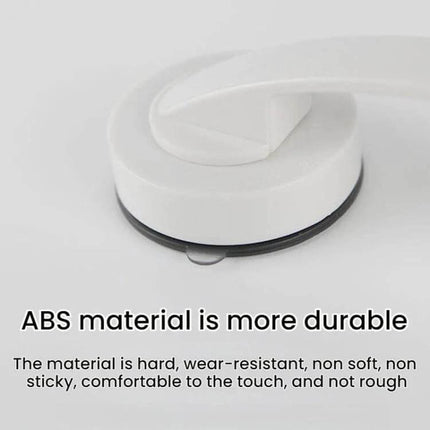 Tesla Roof Suction Cup Handle For Easy Roof Access white ABS suction cup close-up highlighting durable, non‑marking seal and ergonomic grip