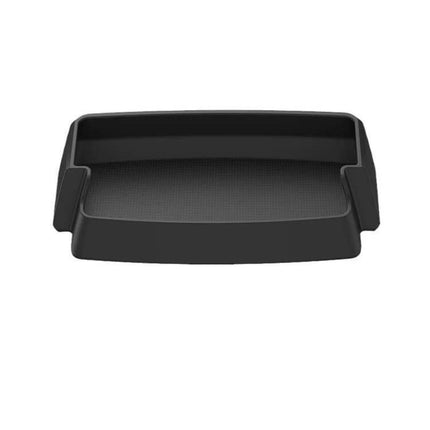 Center Console Armrest Storage Box Silicone Insert For Car Use - black silicone organizer for Tesla Model 3 Highland armrest, easy-clean small-item tray