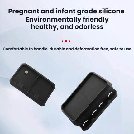 Dashboard Tissue Storage Tray For Tesla Model Three Highland silicone dashboard organizer for tissues, phone, cables, stain-resistant waterproof tray