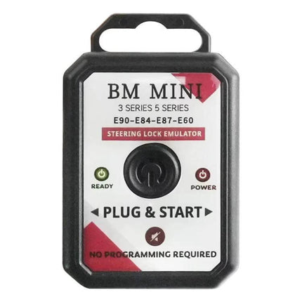 BMW Mini Cooper Steering Lock Emulator Plug-and-Play compact plug-and-start unit for BMW Mini and select BMW models