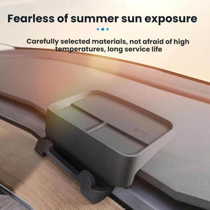 Removable Dashboard Tray ETC Holder for Tesla Highland on dashboard in silicone, sun-resistant fit for ETC card phone and small items