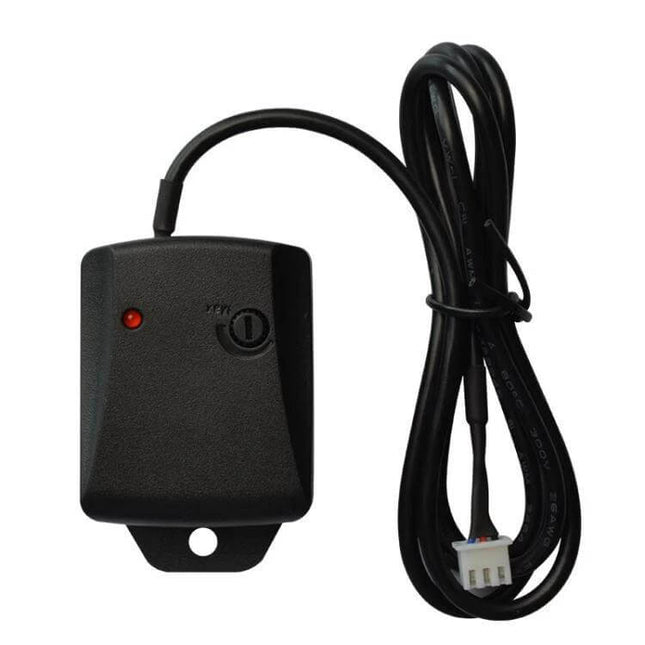 Car Anti-Theft Vibration Sensor with Adhesive Mounting small black piezo sensor module with LED and wiring for vehicle alarm