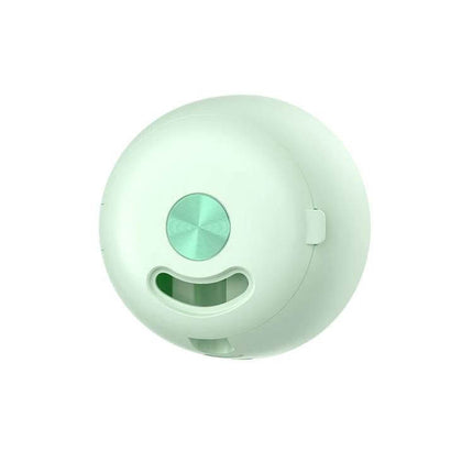 Smart Rechargeable Toothbrush UV Sterilizer and Wall-Mount Storage Rack in mint green wall-mounted compact UV sanitizer and dryer