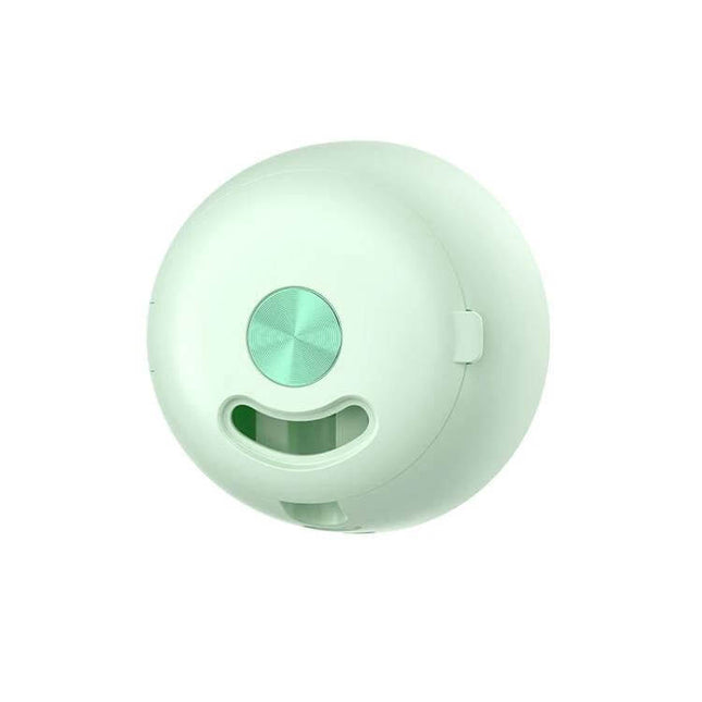 Smart Rechargeable Toothbrush UV Sterilizer and Wall-Mount Storage Rack in mint green wall-mounted compact UV sanitizer and dryer