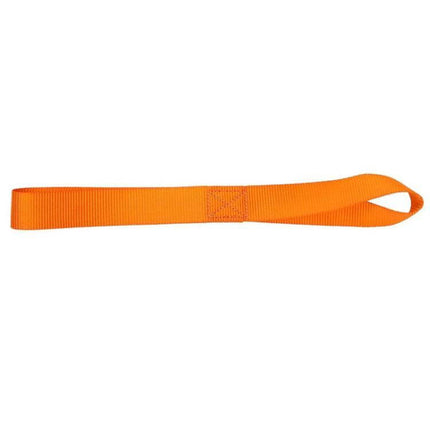 Multi-Purpose Luggage Straps for ATVs and Motorcycles orange PP webbing loop strap for securing gear on ATVs motorcycles and trailers