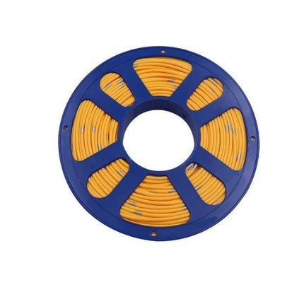40m Automotive Pure Copper Core Insulated Wire For Car Wiring on blue reel, yellow PVC-insulated copper wire for vehicle lighting and low-power circuits