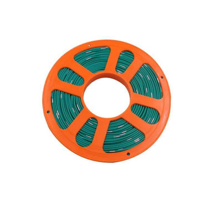 40m Automotive Pure Copper Core Insulated Wire For Car Wiring - green insulated copper wire on orange spool for dash cams, sensors, lighting, EVs and cars