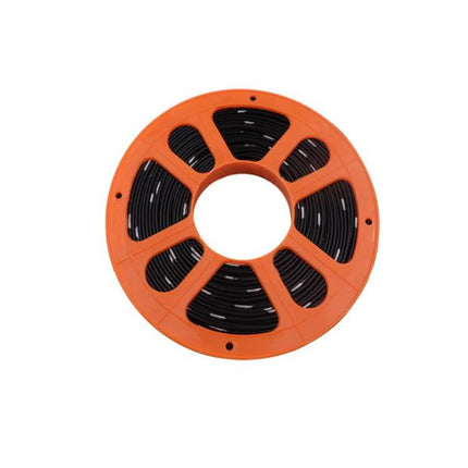 40m Automotive Pure Copper Core Insulated Wire For Car Wiring on orange reel, black PVC-insulated copper wire for vehicle lighting, sensors, and control circuits