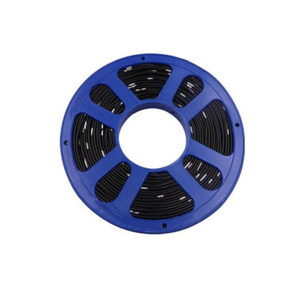 40m Automotive Pure Copper Core Insulated Wire For Car Wiring on blue reel, black PVC insulated copper wire for vehicle lighting and sensor circuits