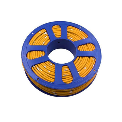 40m Automotive Pure Copper Core Insulated Wire For Car Wiring on blue reel, yellow PVC insulated copper conductor for car lighting and sensor lines