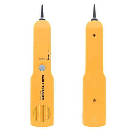 Compact Tool for Identifying Wiring Issues in Vehicles - yellow handheld cable tracker for locating short circuits and line breaks in car wiring