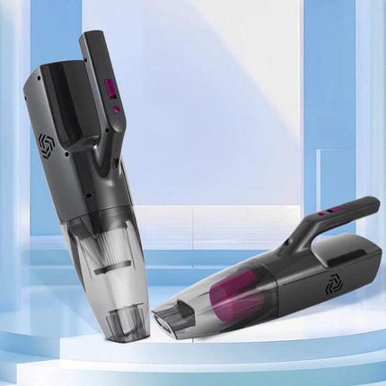 Compact Handheld Vacuum Cleaner for Car and Desk Cleaning - cordless USB-C handheld vacuum with washable HEPA+sponge filter and 7500Pa suction