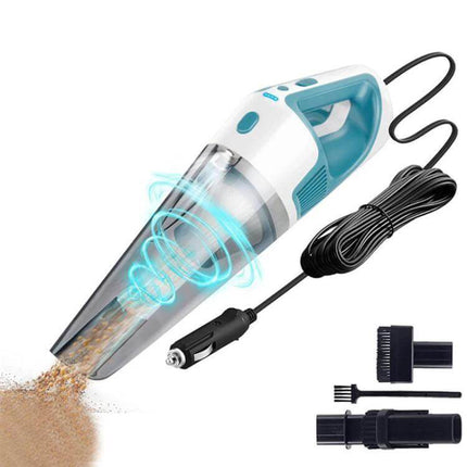 3.8m Corded Handheld Car Vacuum For Quick Car Cleanups - handheld car vacuum with long cord, ergonomic handle and accessories