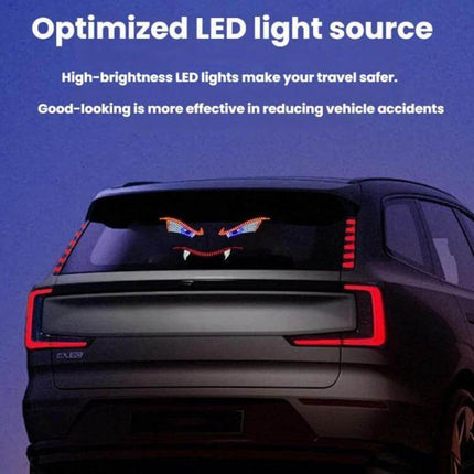 Demon Eye Car LED Ambient Light USB Powered Interior Accent LED demon-eye rear windshield accent lighting USB-powered plug-and-play