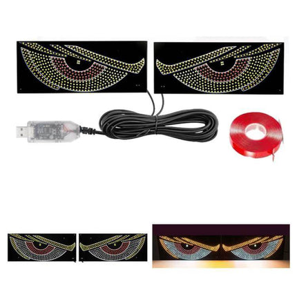USB Demon Eye LED Car Indicator Light For Vehicles Easy Install – adhesive PVC LED windshield edge indicator with USB plug