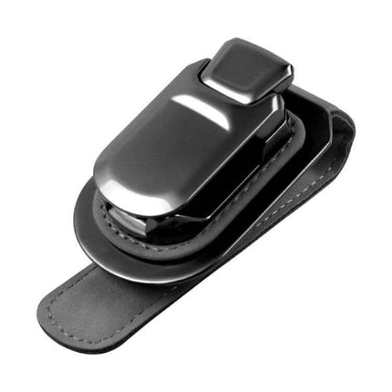 Car Sun Visor Glasses Holder Snap On Design For Quick Access - suede zinc alloy snap-on visor clip for sunglasses storage